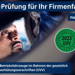 UVV-Prüfung für Firmenfahrzeuge