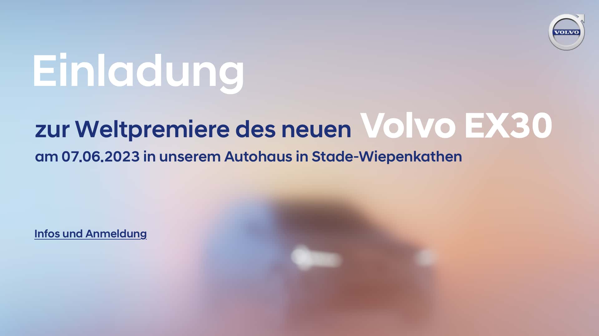 Weltpremiere des neuen Volvo EX30