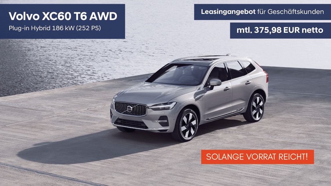 Volvo XC60 Leasingangebot für Geschäftskunden - gültig bis 31.03.2025