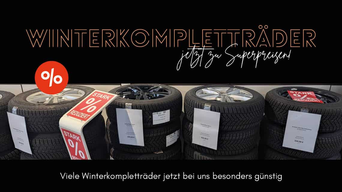 Winterkompletträder jetzt besonders günstig!