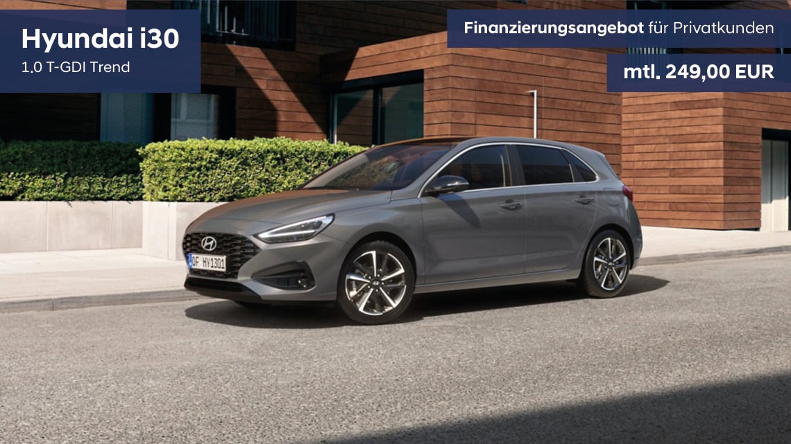 Hyundai i30 Finanzierungsangebot für Privatkunden - gültig bis 30.06.2025