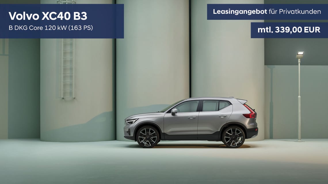 Volvo XC40 Leasingangebot für Privatkunden - gültig bis 30.06.2025