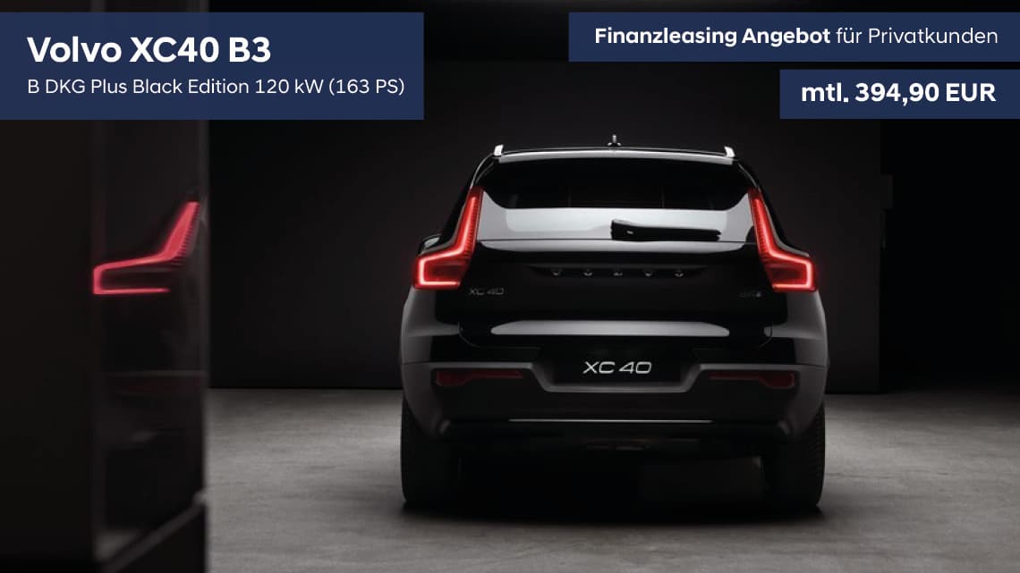 Volvo XC40 Leasingangebot für Privatkunden - gültig bis 30.09.2025