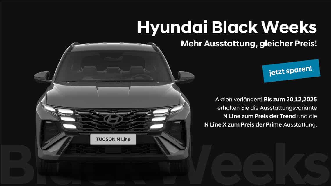 Hyundai Black Weeks Angebote