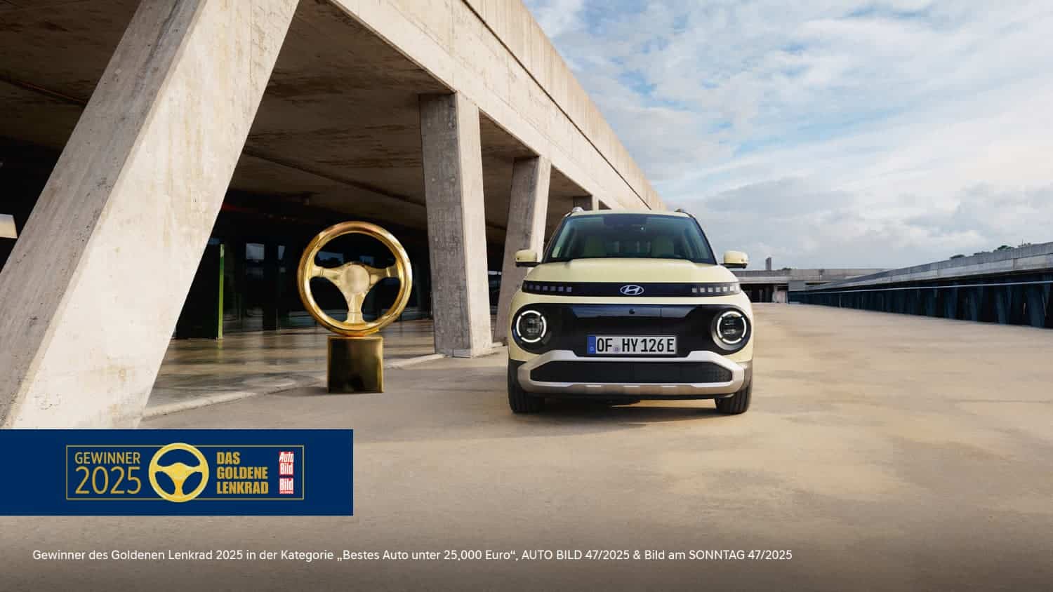 Hyundai INSTER: Gewinner des goldenen Lenkrads 2025