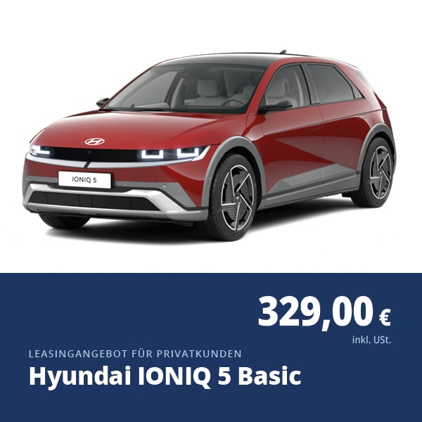 Hyundai IONIQ 5 Leasingangebot für Privatkunden - gültig bis 30.09.2026