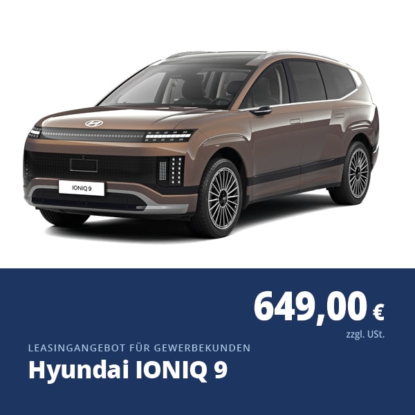 Hyundai KONA Elektro Leasingangebot für Gewerbekunden - gültig bis 30.09.2026