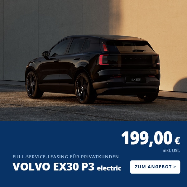 Volvo EX30 P3 Full-Service-Leasingangebot für Privatkunden - gültig bis 30.09.2026