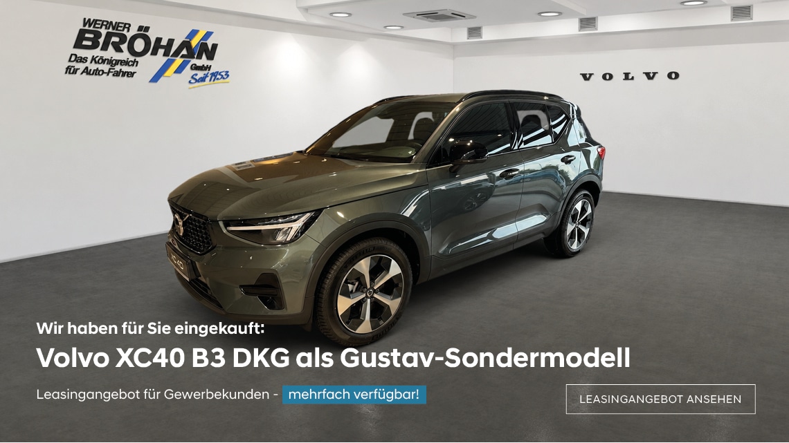 Volvo XC40 B3 DKG Leasingangebot für Gewerbekunden - gültig bis 30.09.2026