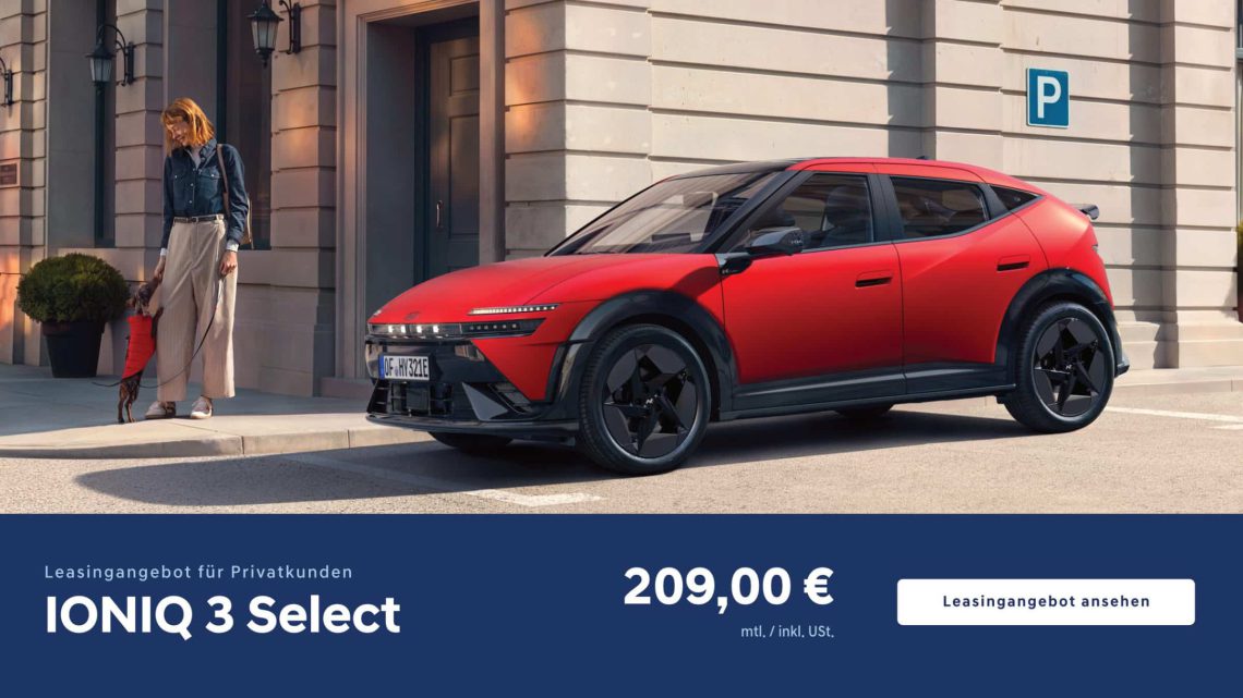 IONIQ 3 Leasingangebot für Privatkunden