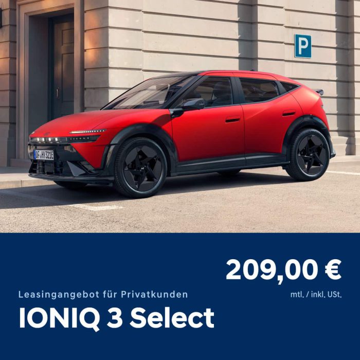 Hyundai IONIQ 3 Leasingangebot für Privatkunden