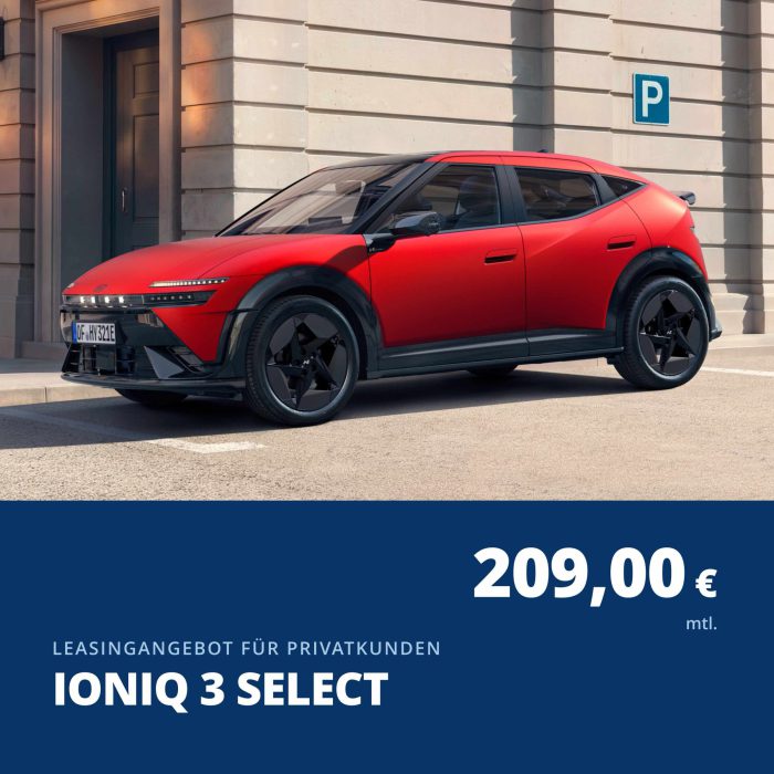 Hyundai IONIQ 3 Leasingangebot für Privatkunden